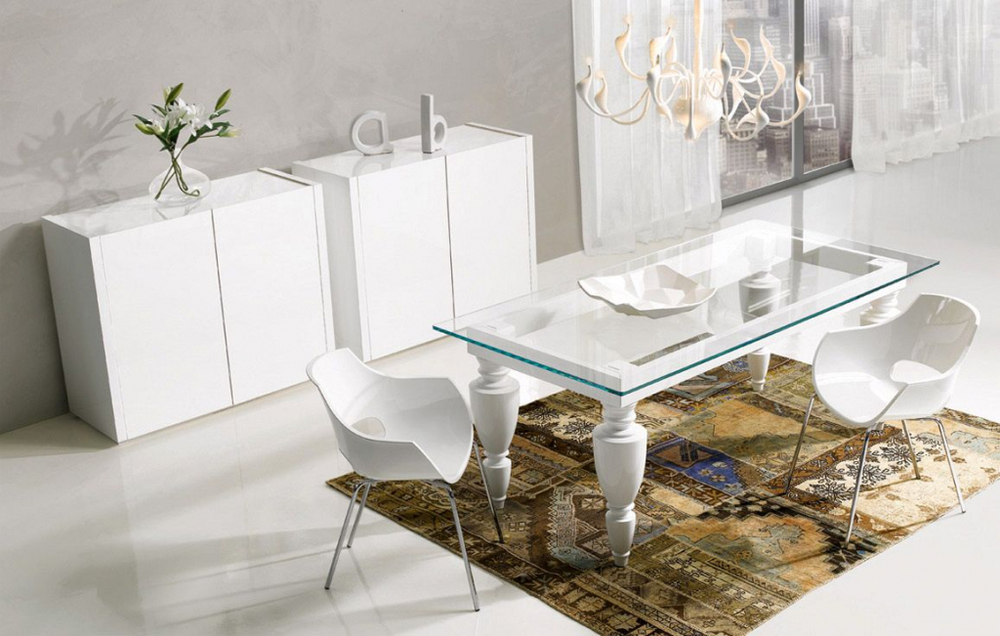 Кресло пластиковое Papatya Opal-ML, хромированный, белый