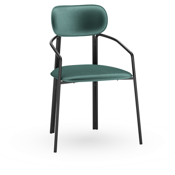 Стул Ror, Round, зеленый велюр