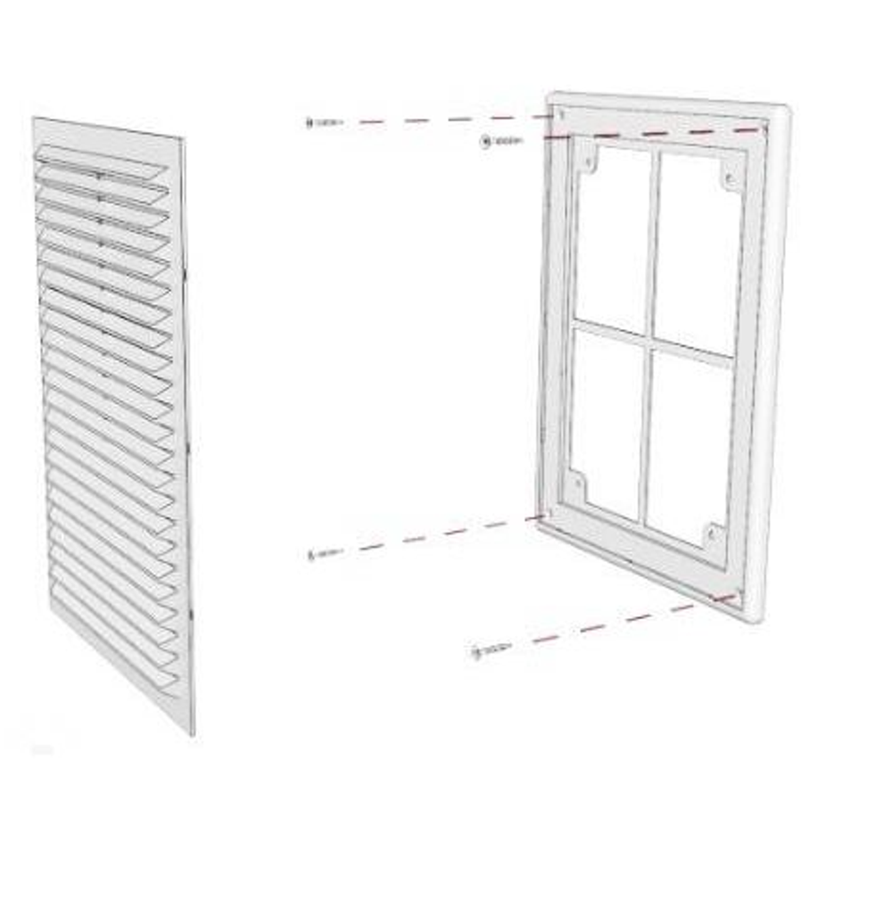 Решетка вентиляционая 1825 Р (Распродажа)
