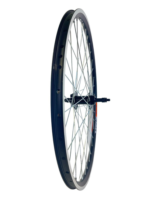 Колесо заднее 26" TRIX ал. дв. чер. / Втулка: сталь ДИСК трещ. гайки. черный 14443