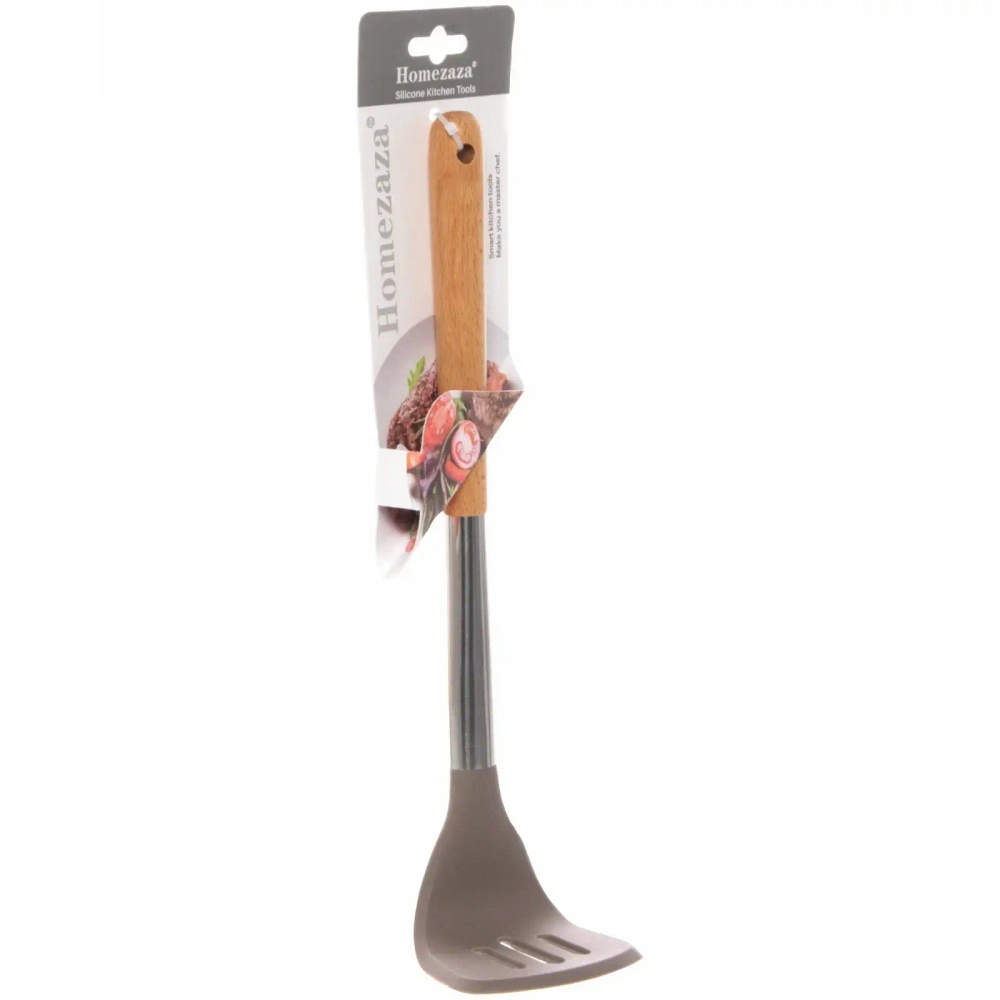 Толкушка кухонная силиконовая «DANNY HOME» 32см кофейная