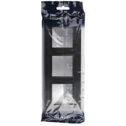 Рамка для розеток и выключателей ЭРА Elegance 14-5013-05 Classic, на 3 поста, антрацит