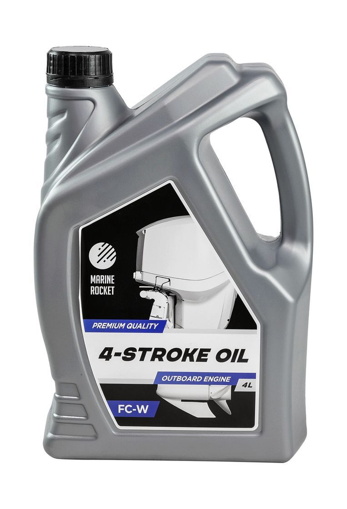 Масло 4-тактное минеральное 10W40 Marine Rocket 4 л