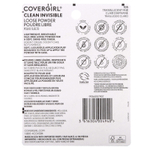 Covergirl, Clean Invisive, рассыпчатая пудра, оттенок 105 полупрозрачный светлый, 18 г (0,63 унции)