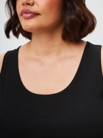 Майка базовая под пиджак удлиненная оверсайз