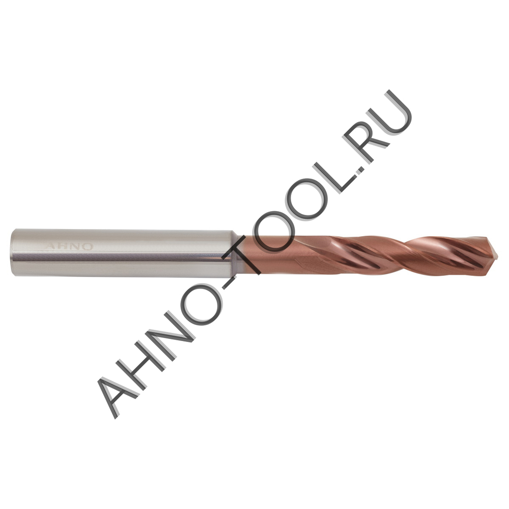 Сверло  6.4мм  твердосплавное 3D без подвода СОЖ. SP-X800030640 VHM AHNO по стали, чугуну, нерж. и ж