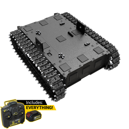 Overlander-T All-Terrain Robot Platform (25lb Payload, 3.8mph) With Battery & Charger