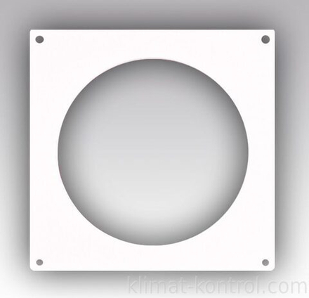 Накладка торцевая пластик 205*205 для канала D160мм 16НКП ERA title=