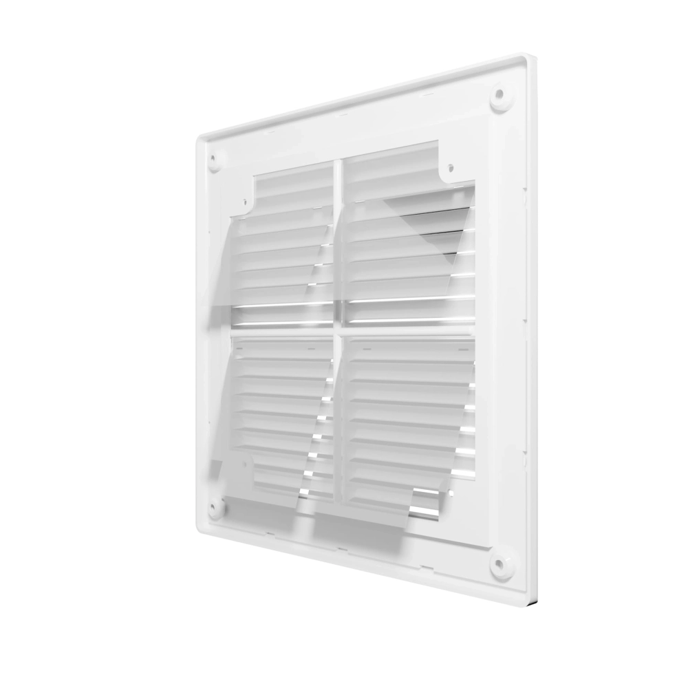 Решетка вен. разъем. с сеткой 210*210 обр.клапан R2121BV