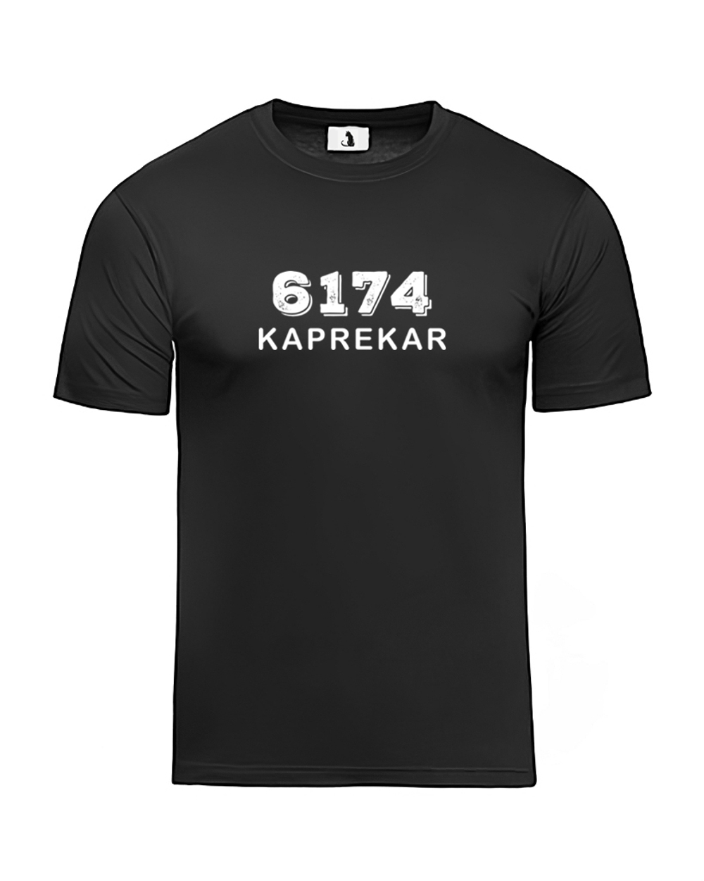 Футболка 6174 Kaprekar классическая прямая черная