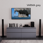 Тумба VÅRMA 4 ящика 160х54х40 (серый)