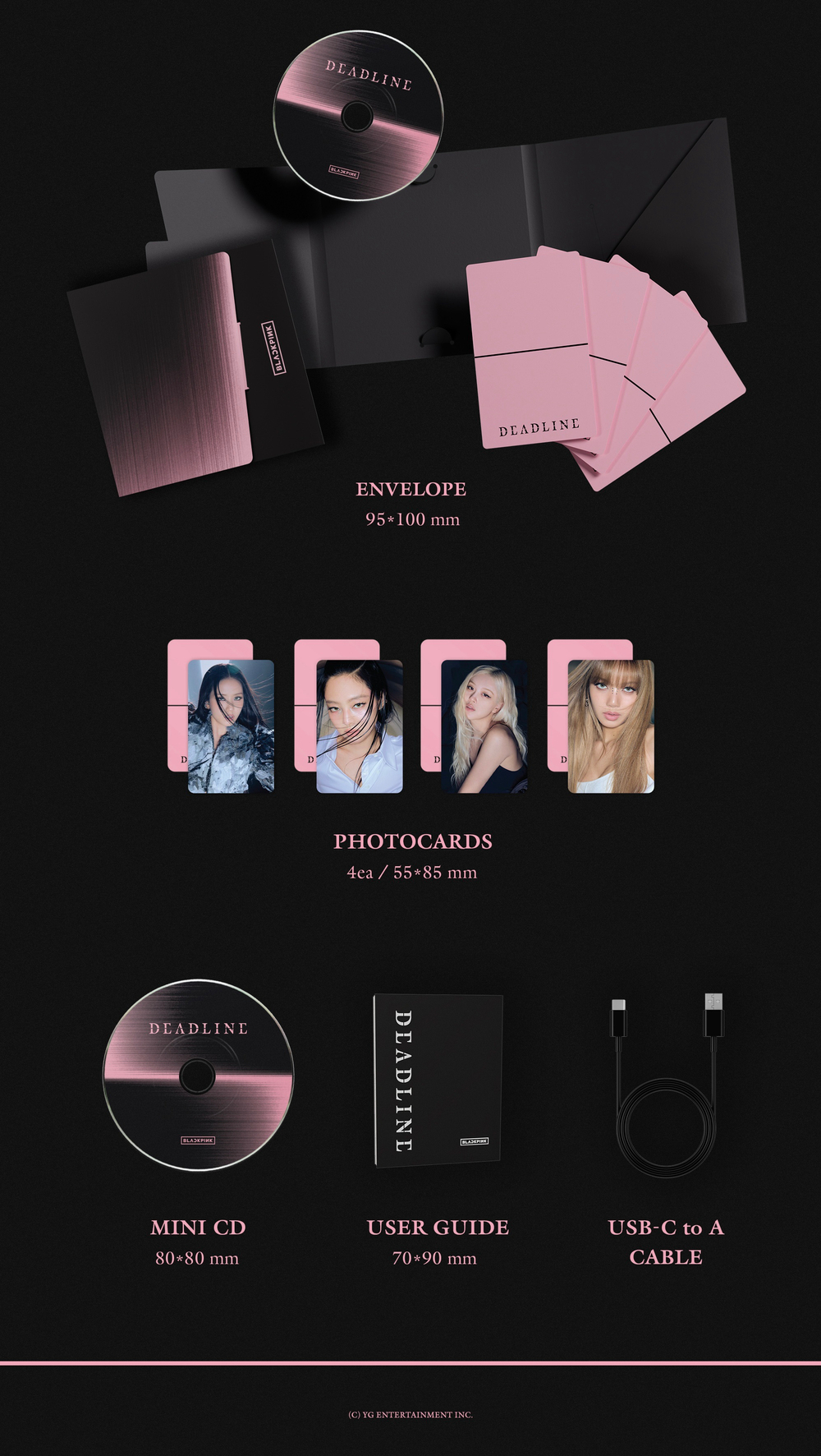 Альбом BLACKPINK 3rd MINI ALBUM [DEADLINE] (MOOD LIGHT Ver.) (Limited)