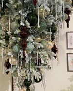 Ель подвесная потолочная «Люстра» с встроенной гирляндой