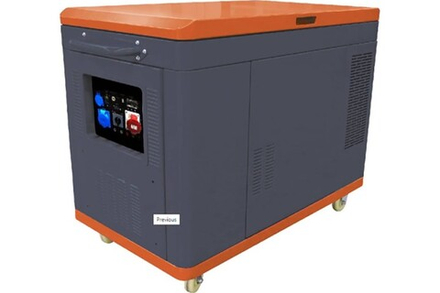 Генератор бензиновый ZONGSHEN QB 12003 E в кожухе 1T90DFQ10