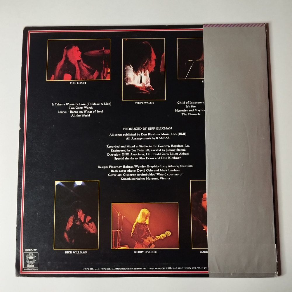 Винтажная виниловая пластинка LP Kansas Masque (Japan 1975) (Obi) Child Of Innocence