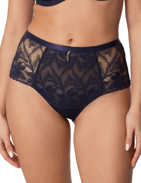 Трусы слипы высокие Mefemi SIMONE Classic индиго