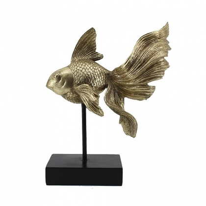 Рыба на чёрной подставке 43 см