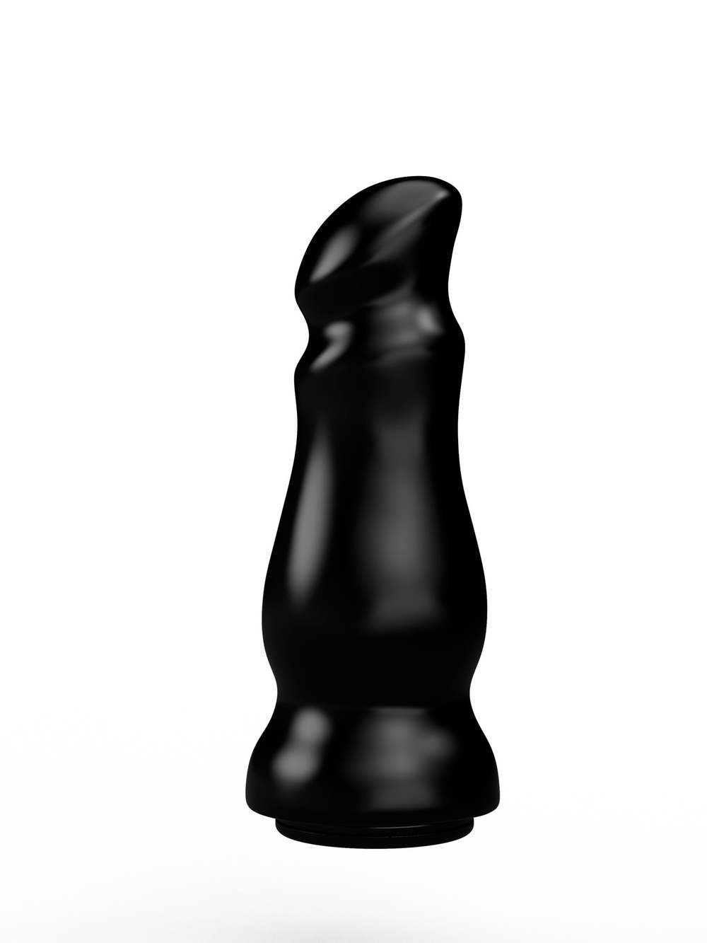 Массажёр простаты LOVETOY с приплюснутой головкой, чёрный