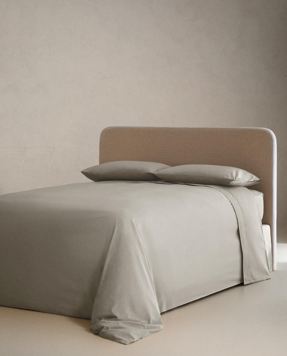 Простыня Zara Home перкаль, хлопок 100%, однотонный, 0030/089 · арт. 0030/089-2