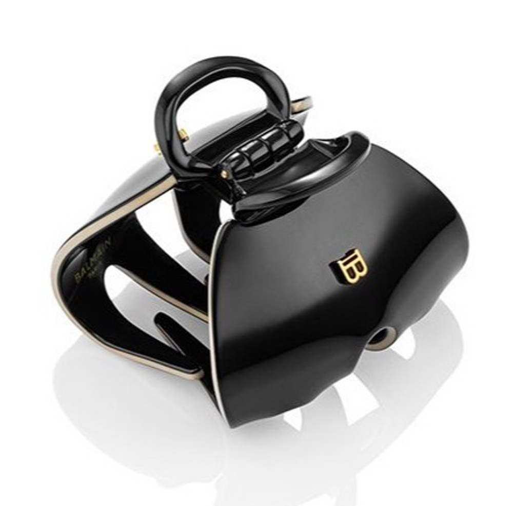 Balmain Hair Couture Заколка краб Императорская черно-белая Pince à Cheveux Imperiale Black/White