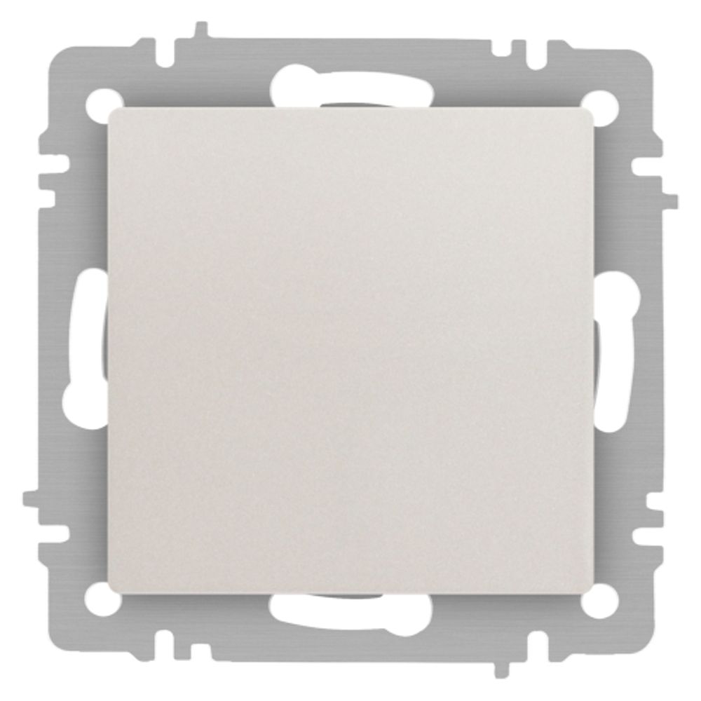 Кнопка Intro Accent 6-109-06 10А-250В IP20 СУ AL/CU перламутр