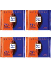 Шоколад тёмный Ritter Sport 74% 100 г x 4 шт