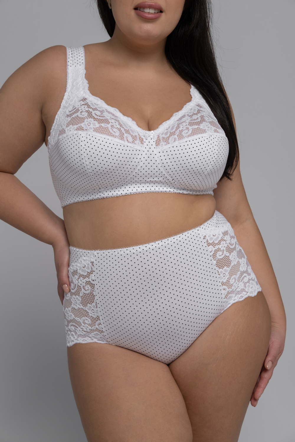 2922/C трусы "Белый в крапинку" (1101, 1102)