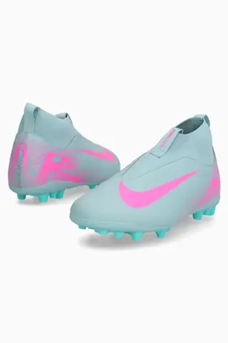 Бутсы Nike Zoom Mercurial Superfly 10 Academy AG Junior - голубой