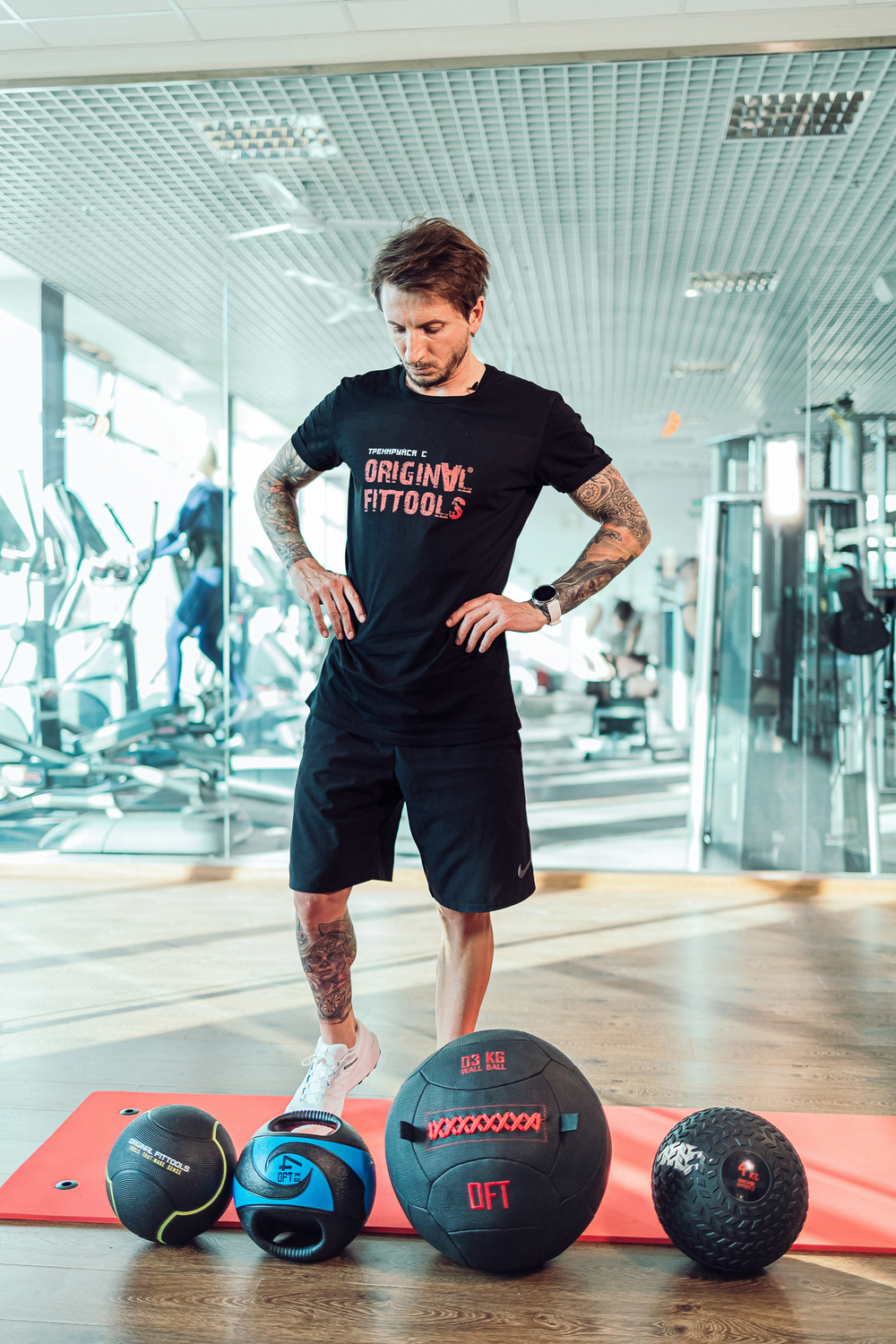 Мяч тренировочный черный 3 кг