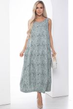 Сарафан В стиле бохо (зеленый) П9037 LT Collection (Акция)