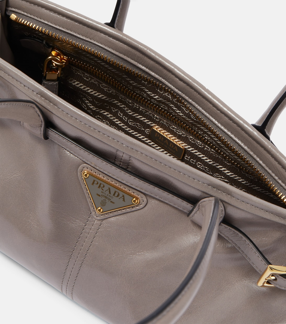 Сумка Prada Bonnie Medium Leather Shoulder Bag "Grey"