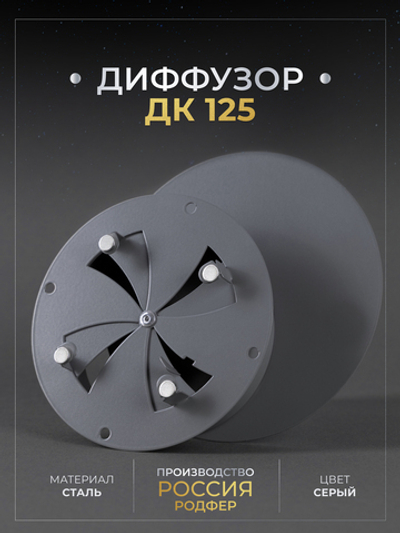 Диффузор ДК 125 Серый