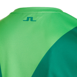 Мужское теннисное поло JLindeberg Big Spots T-Shirt Men - Green