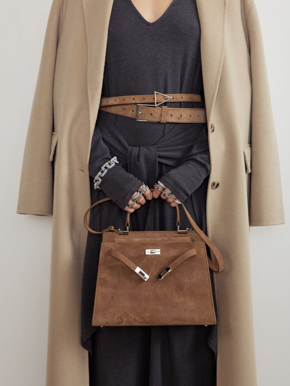 БАЗОВЫЙ РЕМЕНЬ ЗАМША КАПУЧИНО