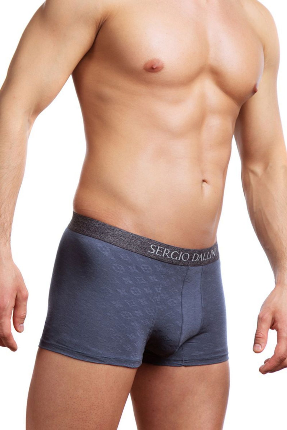 Классические боксеры из ажурного рибана (Размер: L) (Цвет: красный)