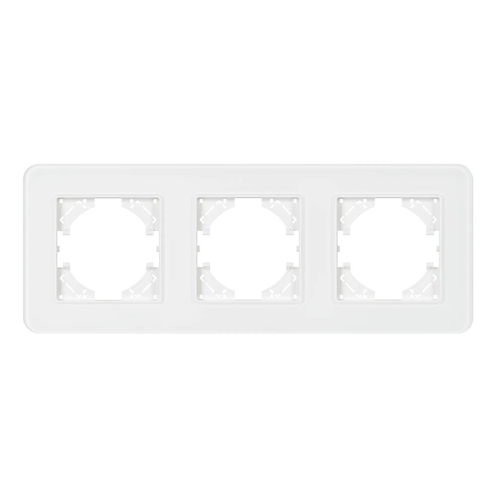 Рамка стеклянная FRM-OMALI-SFGS-3-WH (Arlight, -) 049712