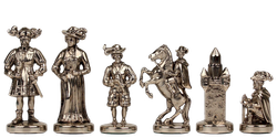 Manopoulos Шахматы бронзовые Рыцари Средневековья