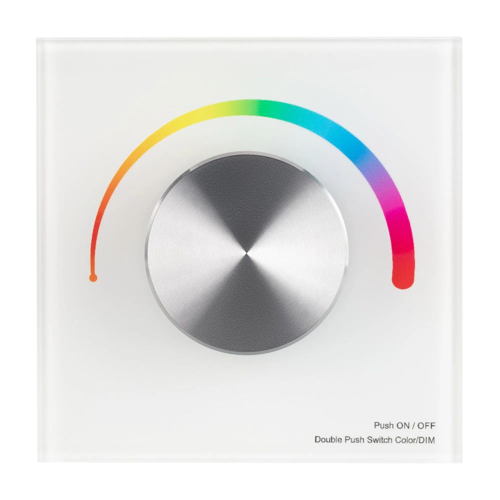 Панель SMART-P5-RGB-G-IN White (3V, Rotary, 2.4G) (Arlight, IP20 Пластик, 5 лет) 033756