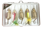 Набор блесен вращающихся JIN TAI 5 шт вес: 11 гр в кейсе