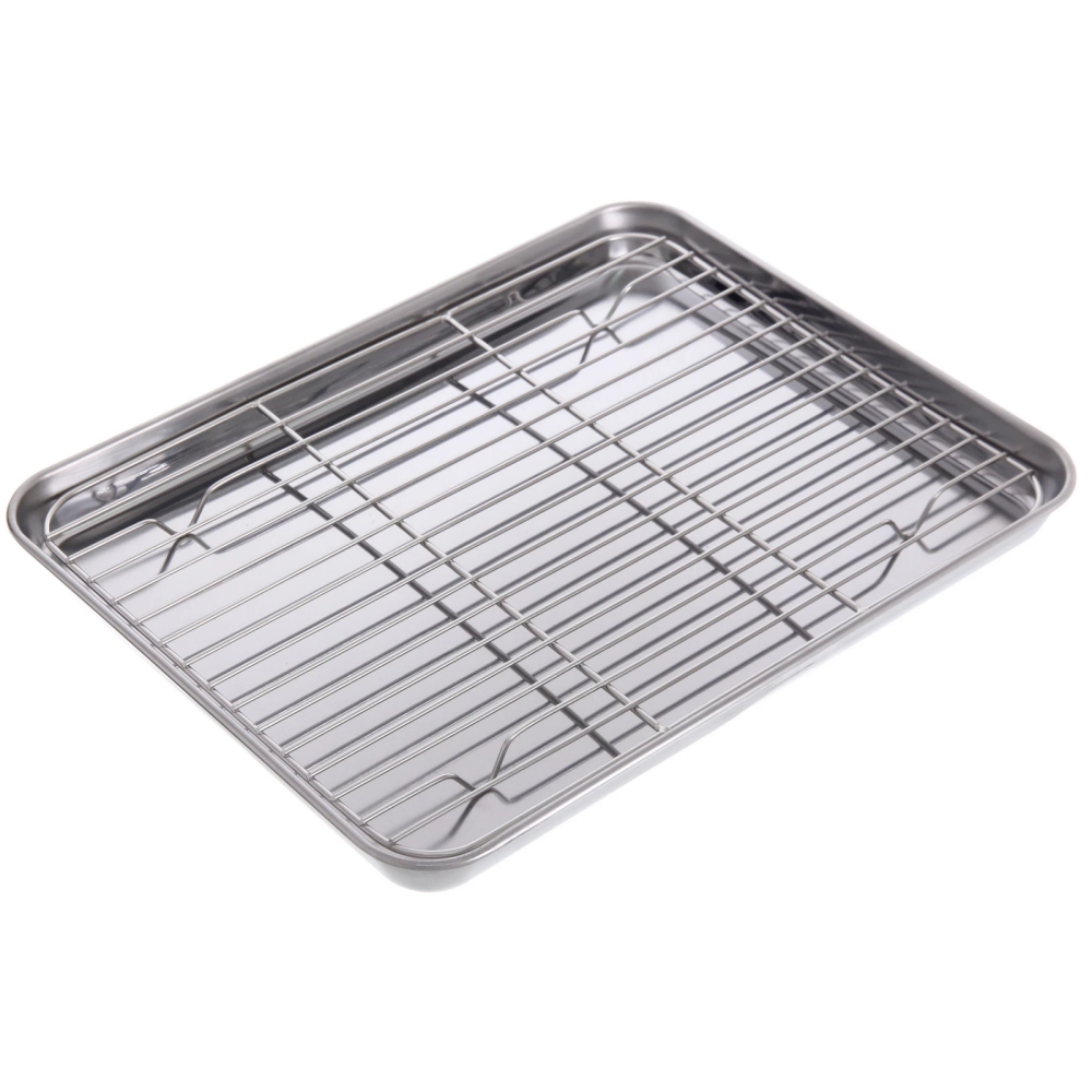 Противень с решеткой 31,5*24,5*2,5см★