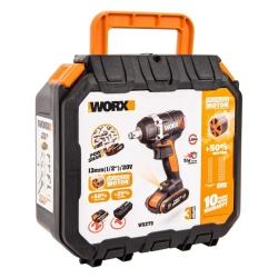 WORX WX279 аккумуляторный гайковерт (2 x 2 Ач, ЗУ)