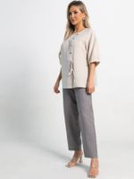 Костюм с брюками Питерская симфония (молочно-серый) К15803-8М LT Collection