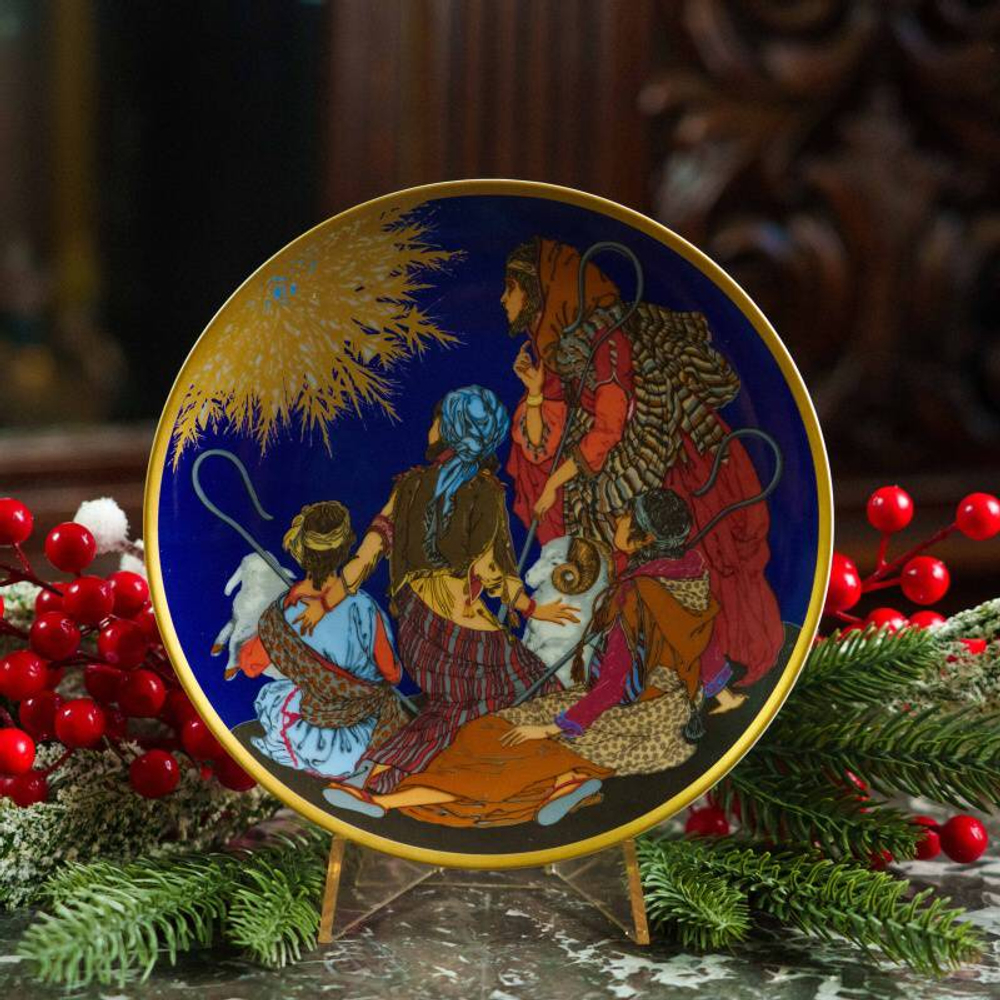 Коллекционная декоративная тарелка «THE GLORY OF CHRISTMAS» («Слава Рождества»)