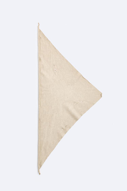 ZARA ПЛАТОК ИЗ ТКАНИ С ЭФФЕКТОМ ПОТЕРТОСТИ, ТЕМНО-БЕЖЕВЫЙ