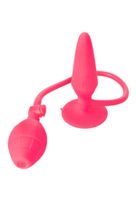 Большая анальная надувная втулка из силикона Popo Pleasure (12 см) (Цвет: ярко-розовый)