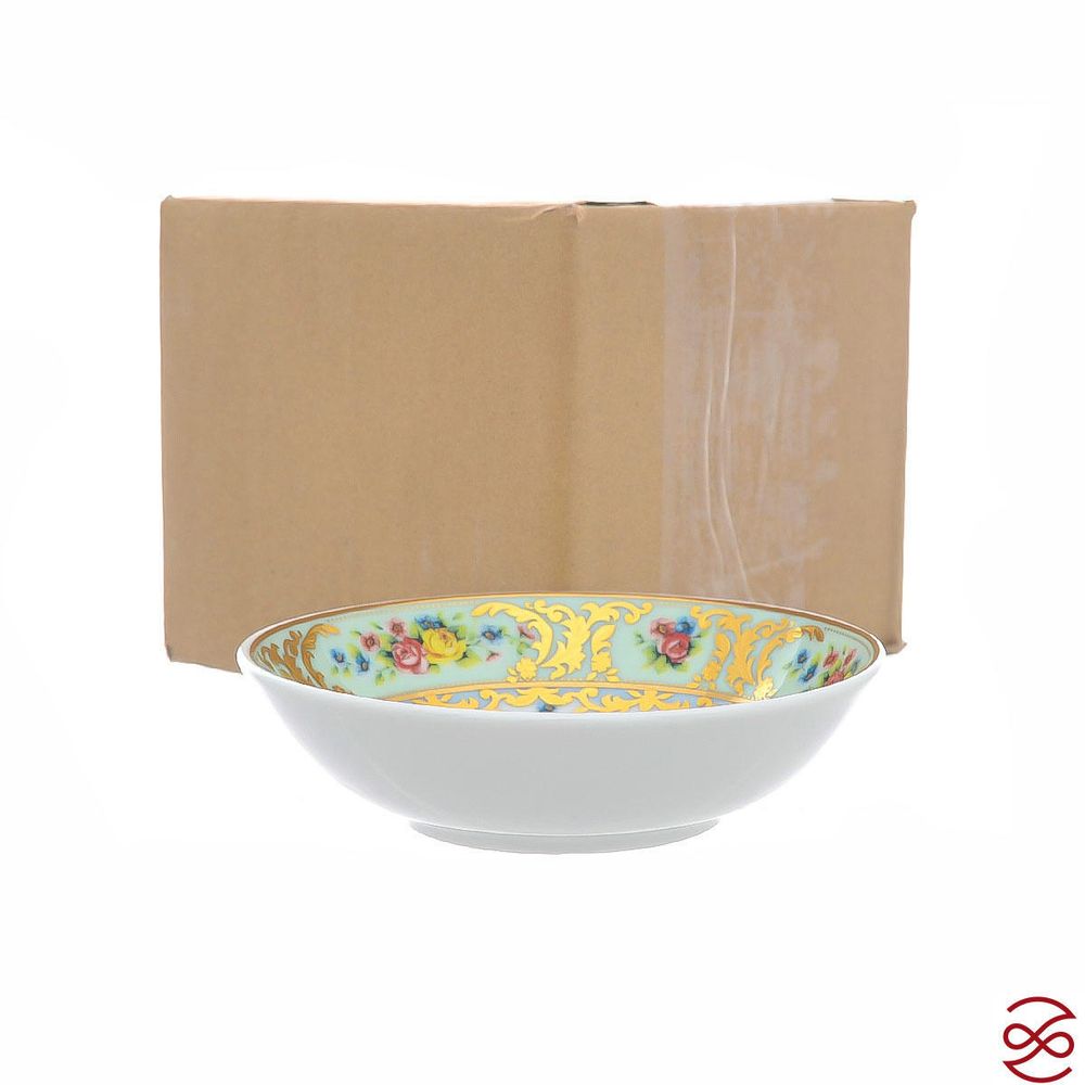 Набор розеток Falkenporzellan Vienna Seladon Gold 10 см