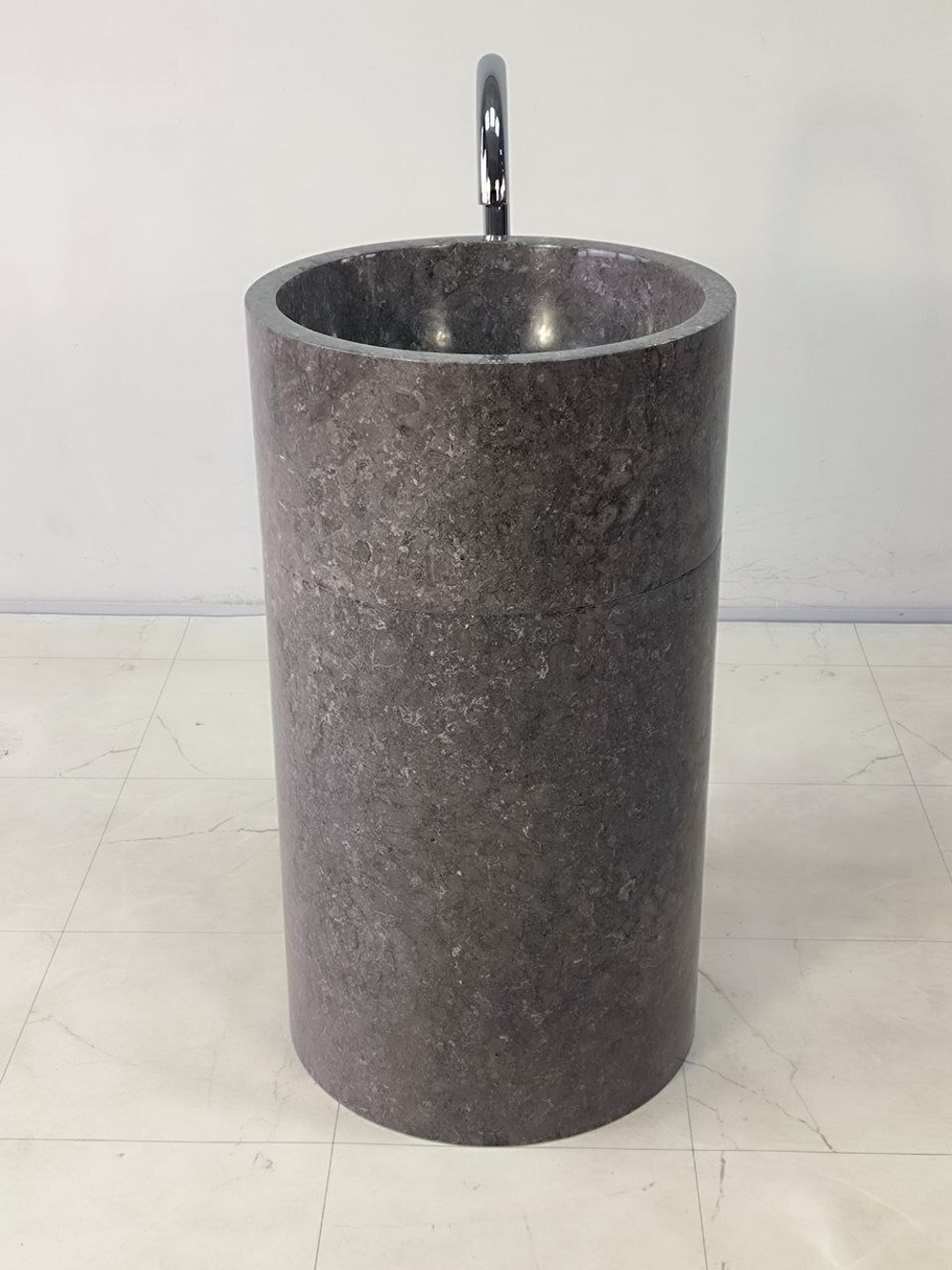 Раковина напольная из мрамора Silinder MN-63225 50*50*90