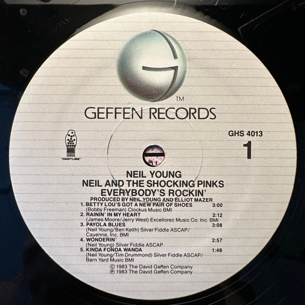 Neil Young & The Shocking Pinks - Everybody's Rockin' (США 1983г.)