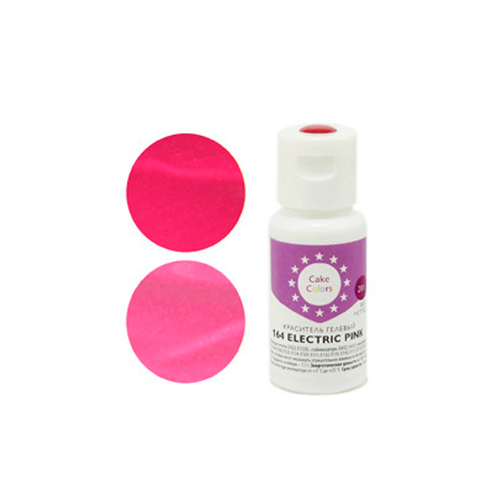 Краситель гелевый Cake Colors ELECTRIC PINK,насыщенный розовый 20г