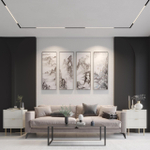 359631 SHINO NT25 000 черный Трековый низковольт. св-к диммир. со сменой цв.температуры, пульт ДУ/Tuya Smart Life IP20 LED 20W 48V 3000-6000K FLUM